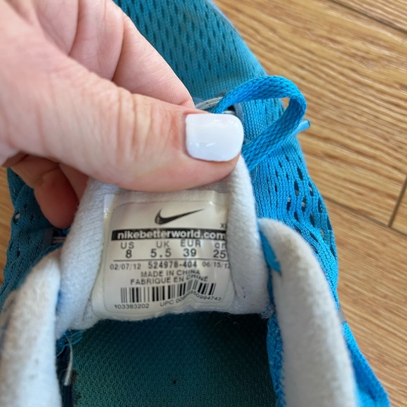 Blue Nikes - Picture 9 of 10